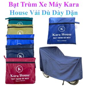 Áo trùm xe máy Kara House 1350g, 220cm x 115cm (HD1044)