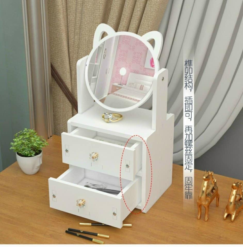 Tủ Mỹ Phẩm Có Gương Tai Mèo 2 Ngăn (HD1037) 4 db365262de76f1e575a25ea51f52ee1b.jpg q80
